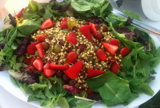 strawberry lentils