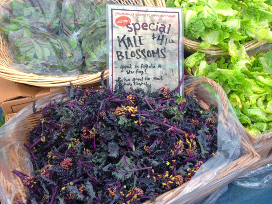 kale blossoms