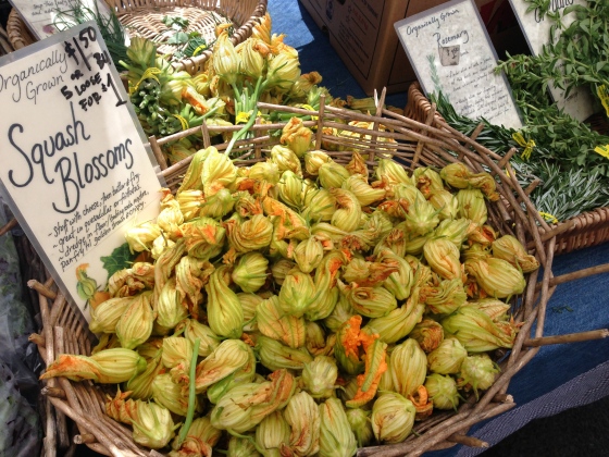 squash blossoms