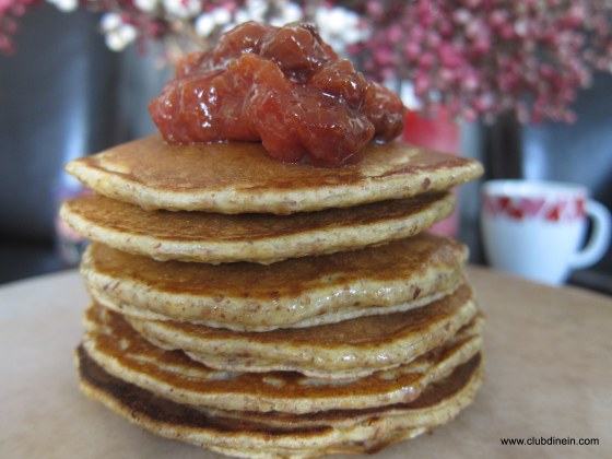 blood orange pancakes