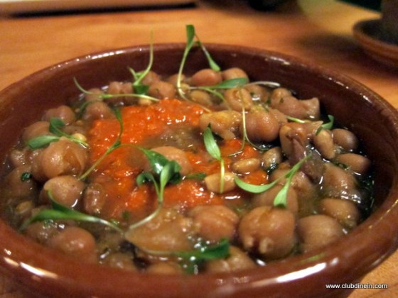 slow cooked chickpeas a la Catalan at ubuntu napa