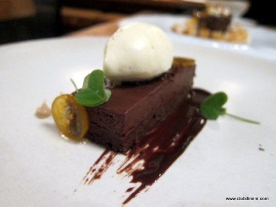 compressed chocolate brownie